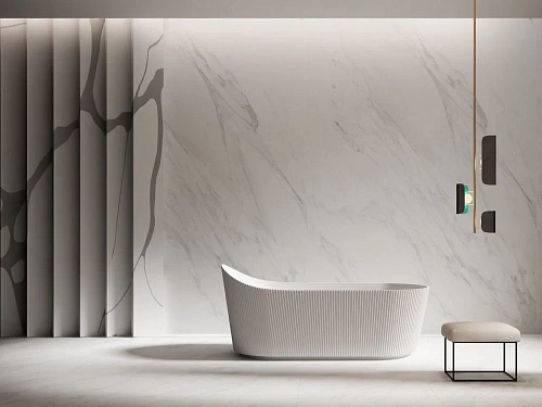 Ванна отдельностоящая ABBER AB9445MW 170x80 универсальная, белая матовая, акриловая Ванна отдельностоящая ABBER AB9445MW 170x80 универсальная, белая матовая, акриловая