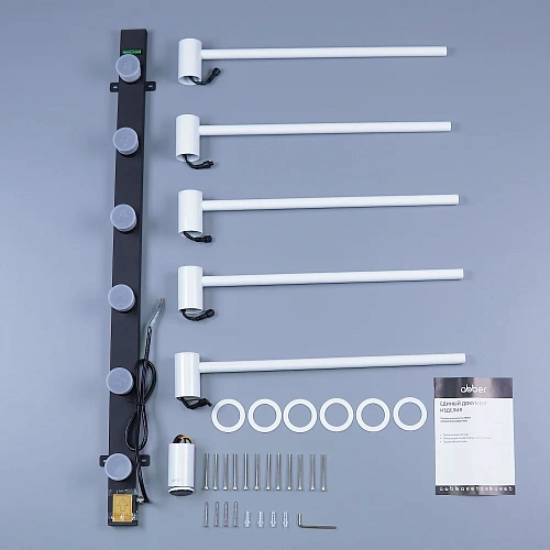 Полотенцесушитель электрический ABBER Charme AH4005MW белый матовый Полотенцесушитель электрический ABBER Charme AH4005MW белый матовый