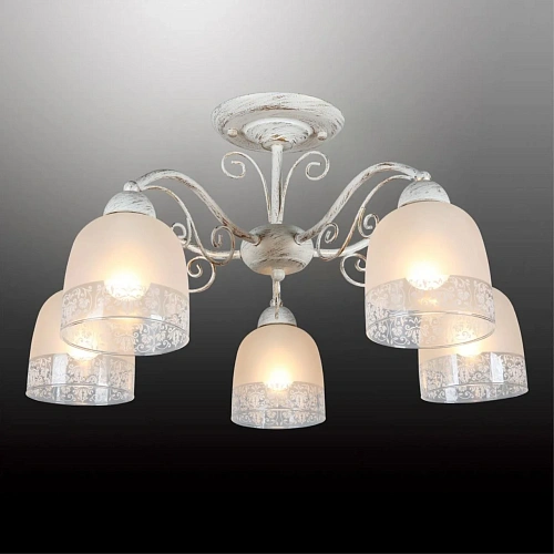 Люстра потолочная Omnilux Ferraro OML-54907-05 Люстра потолочная Omnilux Ferraro OML-54907-05