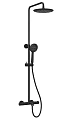 Душевая система Sancos Game SC3001LMB с изливом и термостатом Game, с регулировкой по высоте, черный матовый Душевая система Sancos Game SC3001LMB с изливом и термостатом Game, с регулировкой по высоте, черный матовый