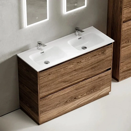 Тумба под раковину Sancos Libra Floor LB120F-2ECH напольная, 1190х450х840 дуб чарльстон Тумба под раковину Sancos Libra Floor LB120F-2ECH напольная, 1190х450х840 дуб чарльстон