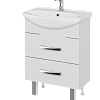 Тумба под раковину DREJA ALDA, 65 см , подвесная/напольная, 2 ящика. белый глянец, под ум. Лагуна 65 99.0404 Тумба под раковину DREJA ALDA, 65 см , подвесная/напольная, 2 ящика. белый глянец, под ум. Лагуна 65 99.0404