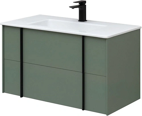 Тумба под раковину Allen Brau Reality 90 1.32006.CGM олива матовый Тумба под раковину Allen Brau Reality 90 1.32006.CGM олива матовый