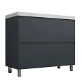 Тумба под раковину Style Line Манхэттен 100 см ЛС-00002369 напольная, графит Тумба под раковину Style Line Манхэттен 100 см ЛС-00002369 напольная, графит