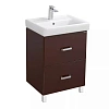 Тумба с раковиной Aquaton Америна 60 Н (1A1692K1AM430) темно-коричневая Тумба с раковиной Aquaton Америна 60 Н (1A1692K1AM430) темно-коричневая