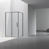 Картинка анонса товара «душевой уголок vincea slim 8mm vsr-4slp9012clgm, 1200x900, вороненая сталь, стекло прозрачное»