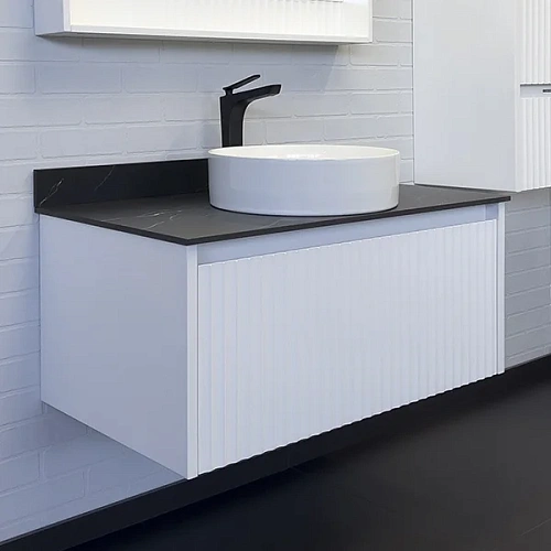 Тумба с раковиной Comforty Марсель-90 00-00013797 белый матовый со столешницей под мрамор Калакатта Блэк c раковиной Comforty 9110 Тумба с раковиной Comforty Марсель-90 00-00013797 белый матовый со столешницей под мрамор Калакатта Блэк c раковиной Comforty 9110