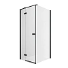 Душевой уголок NEW TRENDY REFLEXA BLACK L 80x120x200 EXK-1334/EXK-0299 (черный)