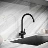 Смеситель для кухни SANCOS Taper SC4012MB с возможностью подключения фильтра, черный матовый Смеситель для кухни SANCOS Taper SC4012MB с возможностью подключения фильтра, черный матовый