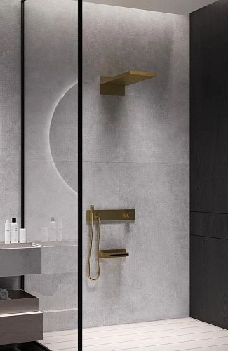 Душевая система Boheme ZODIAC Gun Metal встраиваемая 132-2-GM Душевая система Boheme ZODIAC Gun Metal встраиваемая 132-2-GM