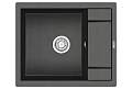 Кухонная мойка Granula 6002, ЧЁРНЫЙ, кварц 600х500 Кухонная мойка Granula 6002, ЧЁРНЫЙ, кварц 600х500