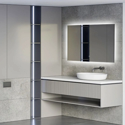 Зеркало ABBER See AG6103SL-0.8 с подсветкой, сенсор, диммер Зеркало ABBER See AG6103SL-0.8 с подсветкой, сенсор, диммер