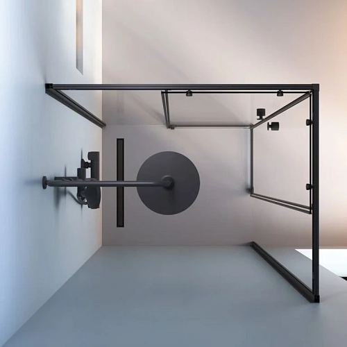 Душевой уголок AM.PM X-Joy W94G-403-10080-BТ Slide 100х80, черный, стекло прозрачное Душевой уголок AM.PM X-Joy W94G-403-10080-BТ Slide 100х80, черный, стекло прозрачное