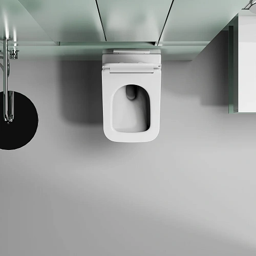 Унитаз подвесной ABBER Ultra AC1303 белый с ультратонким ободком Унитаз подвесной ABBER Ultra AC1303 белый с ультратонким ободком