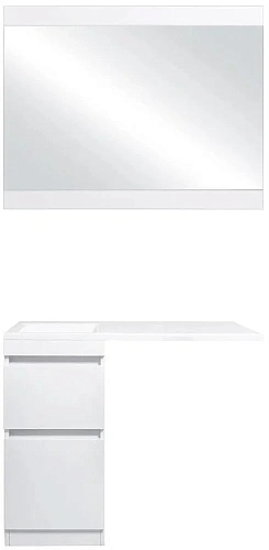 Тумба под раковину Style Line Даллас 100 люкс PLUS эмаль белый СС-00002346 Тумба под раковину Style Line Даллас 100 люкс PLUS эмаль белый СС-00002346
