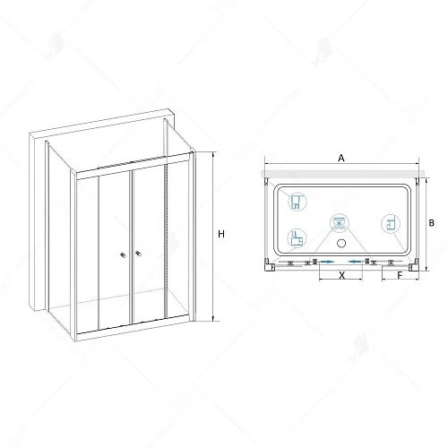 Душевой уголок RGW Classic CL-43 P (CL-10 + 2Z-12) 040943128-11P Душевой уголок RGW Classic CL-43 P (CL-10 + 2Z-12) 040943128-11P
