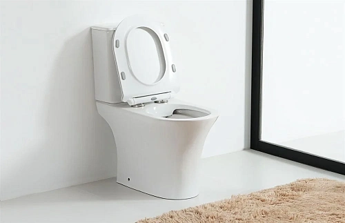 Унитаз напольный Orange C01-000W безободковый, сиденье с микролифтом Унитаз напольный Orange C01-000W безободковый, сиденье с микролифтом