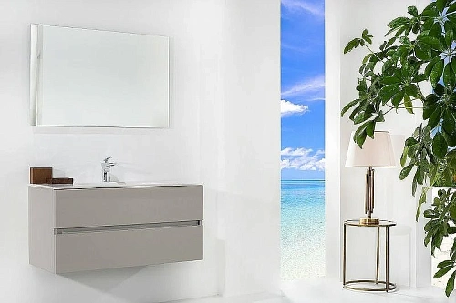 Тумба под раковину Armadi Art VALLESSI 100 Кашемир матовая Soft touch 837-100-C matt Тумба под раковину Armadi Art VALLESSI 100 Кашемир матовая Soft touch 837-100-C matt