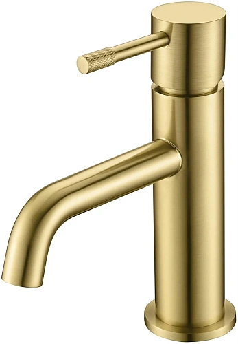 Смеситель для раковины Boheme Uno Matt Gold 461-MG Смеситель для раковины Boheme Uno Matt Gold 461-MG