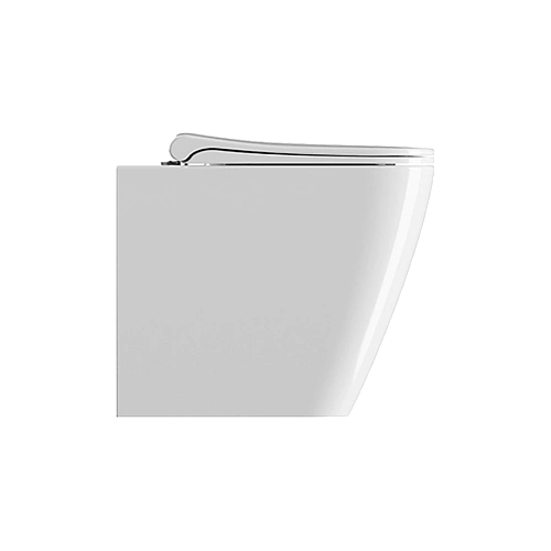 Унитаз приставной GSI NUBES безободковый Swirlflush белый (961011) без сиденья Унитаз приставной GSI NUBES безободковый Swirlflush белый (961011) без сиденья