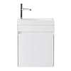 Тумба под раковину BelBagno PIETRA MINI-460-1A-SO-BL-R Bianco Lucido подвесная 454x257