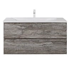 Тумба под раковину CEZARES MOLVENO-100-2C-SO-LG Legno Grigio 1000x500 подвесная