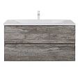 Тумба под раковину CEZARES MOLVENO-100-2C-SO-LG Legno Grigio 1000x500 подвесная Тумба под раковину CEZARES MOLVENO-100-2C-SO-LG Legno Grigio 1000x500 подвесная