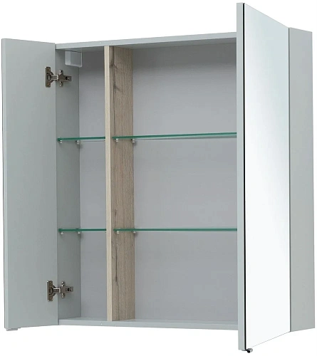 Зеркальный шкаф Aquanet Алвита New 80 Серый 00277536 Зеркальный шкаф Aquanet Алвита New 80 Серый 00277536