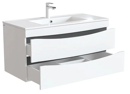 Тумба с раковиной IDDIS Cloud 100 подвесная белая (CLO10W1i95K) Тумба с раковиной IDDIS Cloud 100 подвесная белая (CLO10W1i95K)