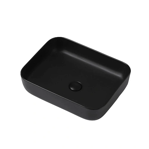Раковина ABBER Rechteck AC2202MB накладная, черная матовая Раковина ABBER Rechteck AC2202MB накладная, черная матовая