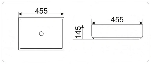 Раковина CeramaLux 9439 накладная, белый Раковина CeramaLux 9439 накладная, белый