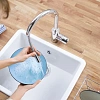 Смеситель для кухни GROHE Concetto с выдвижным высоким изливом, суперсталь (32663DC1) Смеситель для кухни GROHE Concetto с выдвижным высоким изливом, суперсталь (32663DC1)