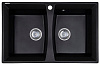 Картинка анонса товара «кухонная мойка kaiser km2m-5078 bs black&amp;silver (цв.110)»