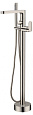 Детальная картинка товара «смеситель для ванны boheme spectre 459-nb nickel brush напольный»