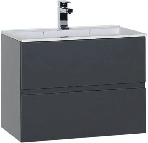 Тумба под раковину Aquanet Алвита 70 серый антрацит 00183992 Тумба под раковину Aquanet Алвита 70 серый антрацит 00183992