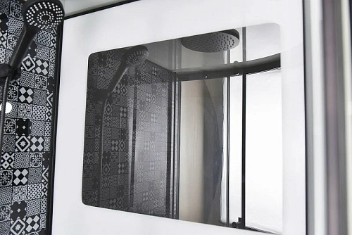 Душевая кабина Esbano ELEGANCIA (ESKBB90CR) полукруглая с крышей ESB-90CR 90x90x210см Душевая кабина Esbano ELEGANCIA (ESKBB90CR) полукруглая с крышей ESB-90CR 90x90x210см