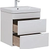 Тумба под раковину Aquanet София 60 белый глянец (2 ящика) 00288905 Тумба под раковину Aquanet София 60 белый глянец (2 ящика) 00288905