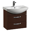 Тумба под раковину Aquaton Ария 65 М темно-коричневая 1A123301AA430