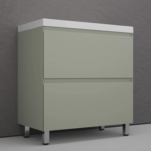 Тумба под раковину Style Line Манхэттен 80 см ЛС-00002373 напольная, олива Тумба под раковину Style Line Манхэттен 80 см ЛС-00002373 напольная, олива