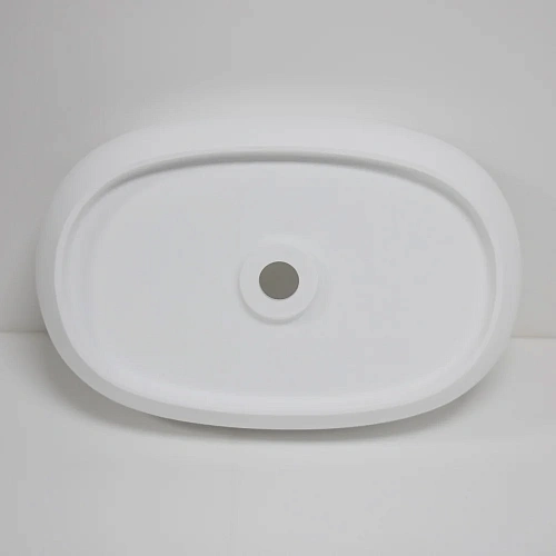 Раковина ABBER Stein AS2632 накладная белая матовая Раковина ABBER Stein AS2632 накладная белая матовая