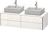 Тумба под раковину Duravit XSquare XS4916B2222 140 см белая глянцевый