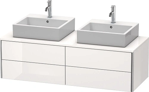 Тумба под раковину Duravit XSquare XS4916B2222 140 см белая глянцевый Тумба под раковину Duravit XSquare XS4916B2222 140 см белая глянцевый