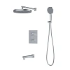 Душевая система IDDIS Duna (DUNSBSTi68) с изливом, термостат, глянцевый хром
