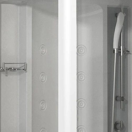 Душевая кабина Radomir Диана 108х118 1-05-1-0-0-0640 поддон с каркасом и сифоном, стекло прозрачное, функция Пар, FM-приемник, освещение, вентиляция, профиль белый Душевая кабина Radomir Диана 108х118 1-05-1-0-0-0640 поддон с каркасом и сифоном, стекло прозрачное, функция Пар, FM-приемник, освещение, вентиляция, профиль белый