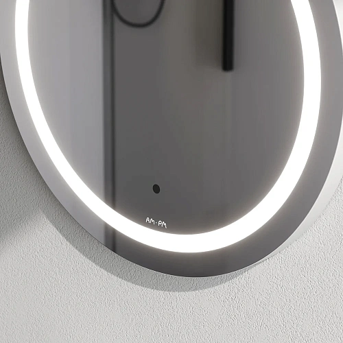 Зеркало AM.PM X-Joy M85AMOX0501WG с контурной LED-подсветкой, ИК- сенсором, круглое, 50 см Зеркало AM.PM X-Joy M85AMOX0501WG с контурной LED-подсветкой, ИК- сенсором, круглое, 50 см