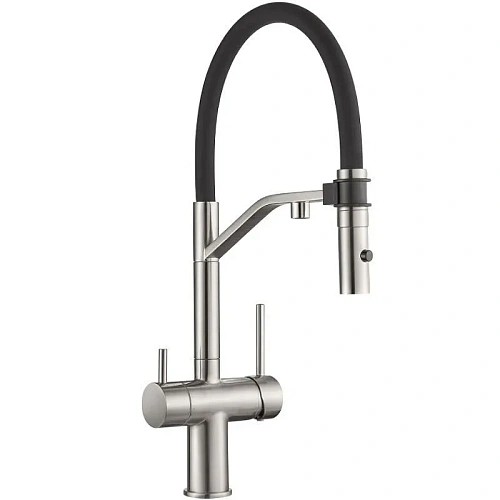 Смеситель для кухни Milacio Ultra 557 (MCU.557.SS) сталь нержавеющая Смеситель для кухни Milacio Ultra 557 (MCU.557.SS) сталь нержавеющая