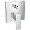 Смеситель для ванны Hansgrohe Metropol с рычаговой рукояткой, со встроенной защитной комбинацией, СМ 32546000.