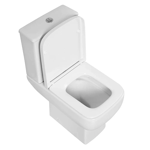 Чаша напольного унитаза BelBagno AURORA BB8604CPR/SC безободковая с сиденьем Чаша напольного унитаза BelBagno AURORA BB8604CPR/SC безободковая с сиденьем