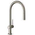 Смеситель для кухни Hansgrohe 210, с вытяжным изливом, 1jet, sBox 72803800, под сталь Смеситель для кухни Hansgrohe 210, с вытяжным изливом, 1jet, sBox 72803800, под сталь