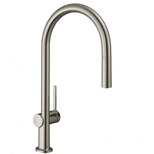 Смеситель для кухни Hansgrohe 210, с вытяжным изливом, 1jet, sBox 72803800, под сталь Смеситель для кухни Hansgrohe 210, с вытяжным изливом, 1jet, sBox 72803800, под сталь